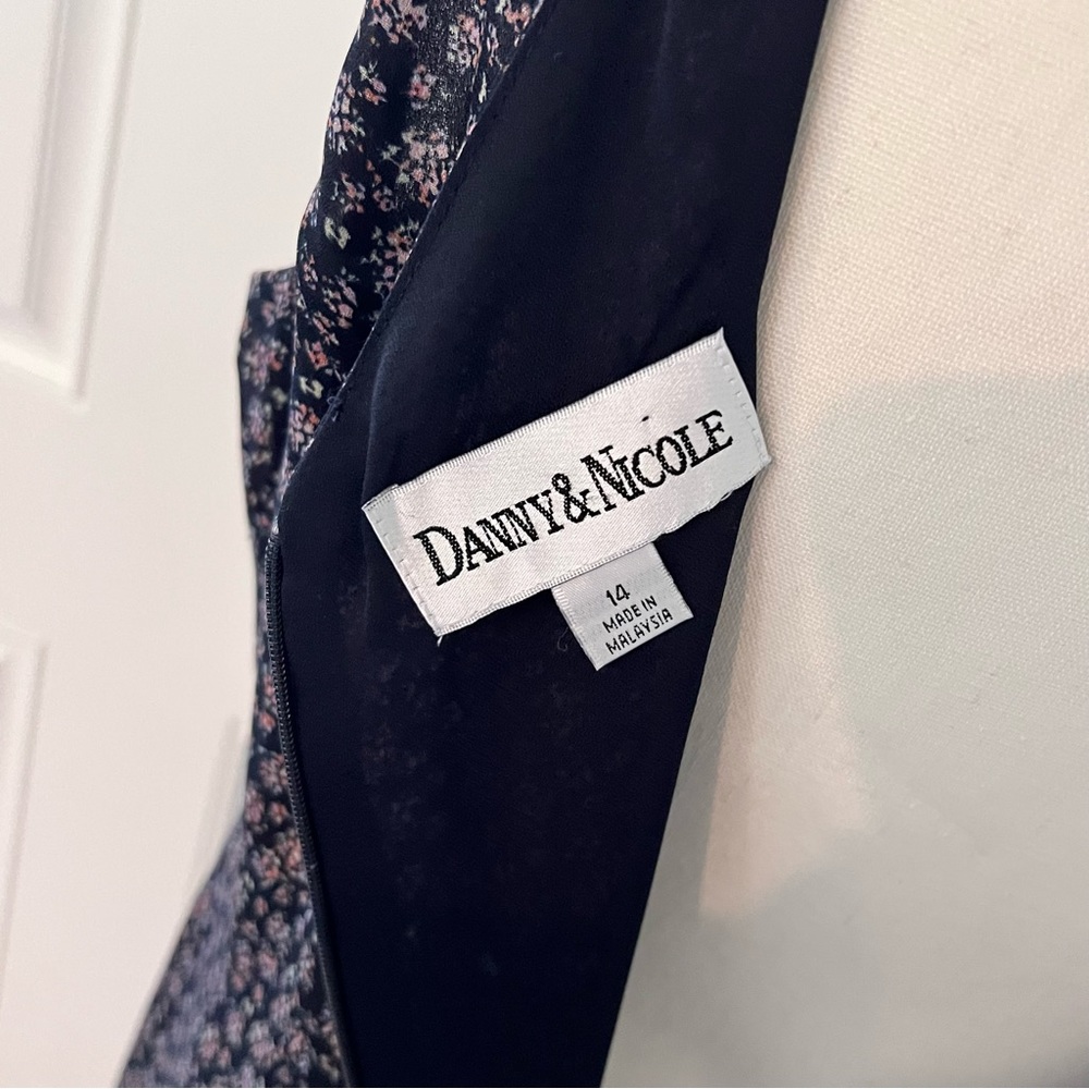 Danny & Nicole Black Floral Maxi Dress - Picture 8 of 8
